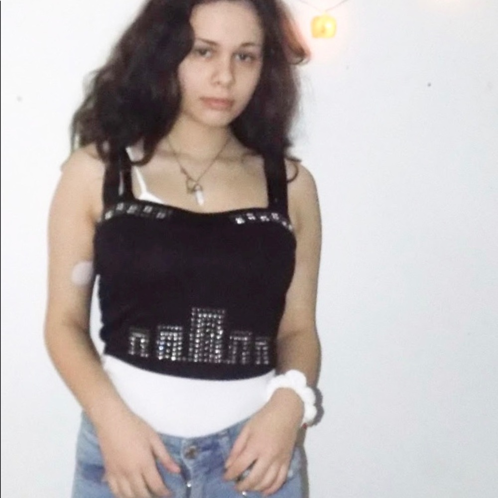 City black crop top